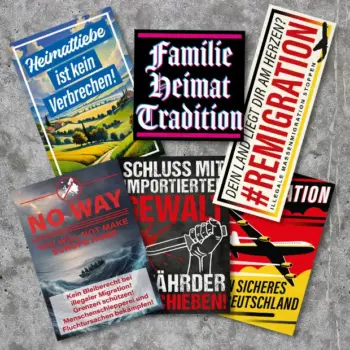Heimat Stickerpaket (je 50 Stk.)
