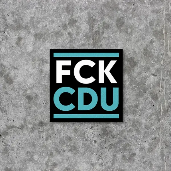FCK CDU Sticker