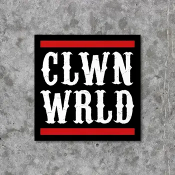 CLWN WRLD Clownswelt Sticker