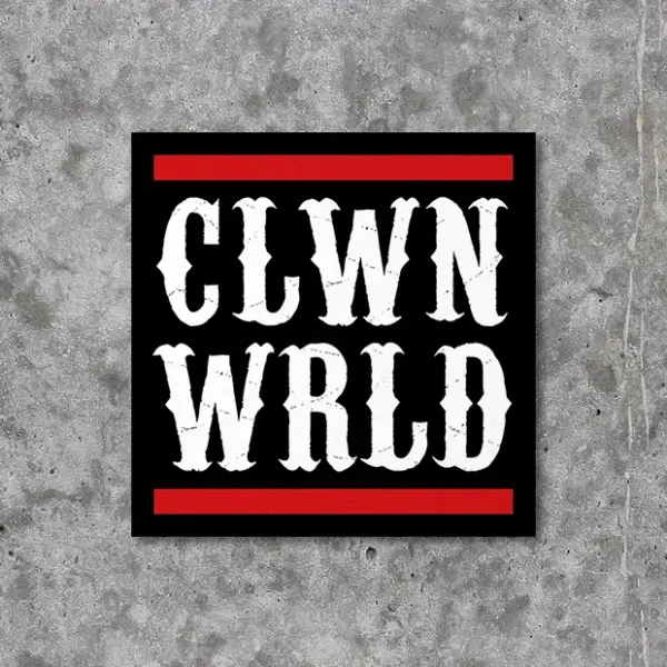 CLWN WRLD Clownswelt Sticker