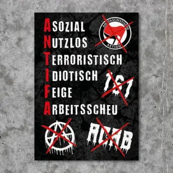 Anti Antifa Sticker
